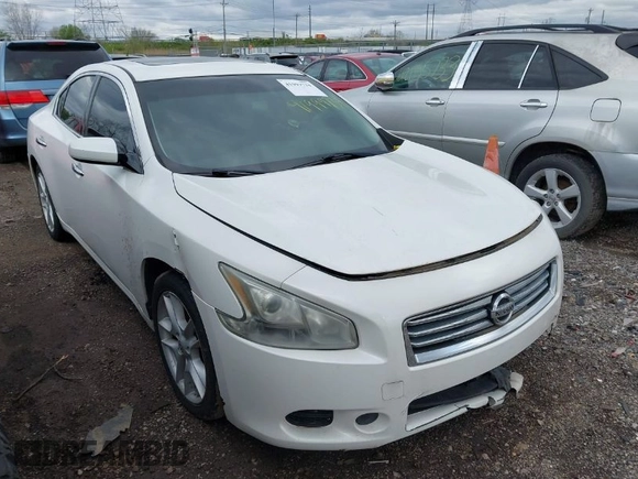 2012 Nissan Maxima S z VIN 1N4AA5AP4CC840592, wystawiony jako IAAI lot #41999734 z przebiegiem 162 493 mil mil oraz . Historia ofert i sprzedaży dostępna na DreamBid. Obrazek 1.
