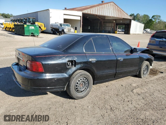 2001 Mitsubishi Galant with VIN 4A3AA36G71E225041, listed as a Copart auction lot 65533864 with 256,187 mi miles and Salvage Title. Bid and sale history available at DreamBid. Image 3.