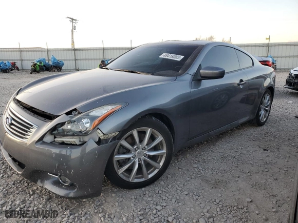 2014 Infiniti Q60 Coupe Journey with VIN JN1CV6EK2EM110269, listed as a Copart auction lot 48418005 with 104,010 mi miles and Salvage Title. Bid and sale history available at carsss.com. Image 1.