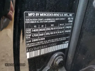 2010 Mercedes-Benz R 350 with VIN 4JGCB6FE8AA112002, listed as a Copart auction lot 78463964 with 172,500 mi miles and Salvage Title. Bid and sale history available at DreamBid. Image 13.