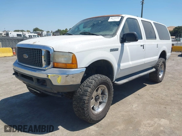 2000 Ford Excursion XLT с VIN 1FMNU41S3YED20490, выставлен на аукционе IAAI как лот 42739350 с пробегом 217 596 миль миль и . История ставок и продаж доступна на DreamBid. Изображение 2.
