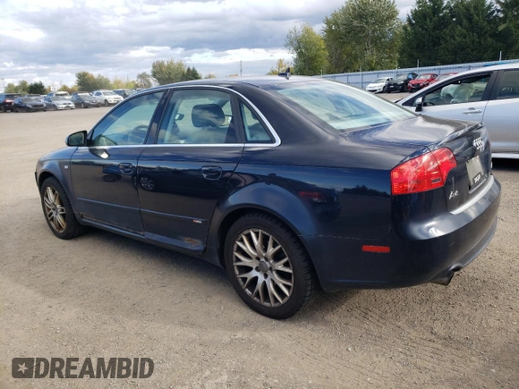 2008 Audi A4 2.0T with VIN WAUDF68EX8A170128, listed as a Copart auction lot 74987444 with 236,666 mi miles and Clean Title. Bid and sale history available at carsss.com. Image 2.