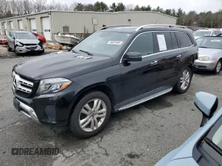 2017 Mercedes-Benz GLS 450 with VIN 4JGDF6EE9HA979557, listed as a Copart auction lot 49024464 with 77,020 mi miles and . Bid and sale history available at DreamBid. Image 1.