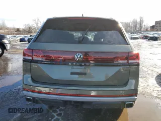 2024 Volkswagen Atlas Peak Edition SEL with VIN 1V2GR2CA3RC619979, listed as a Copart auction lot 45716235 with 2,407 mi miles and Salvage title. Bid and sale history available at DreamBid. Image 6.