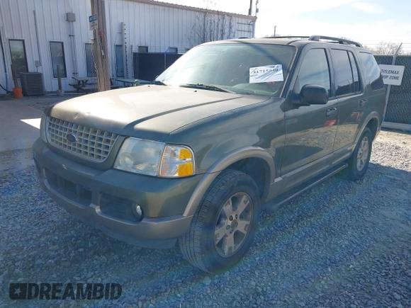 2003 Ford Explorer Eddie Bauer z VIN 1FMZU64K43UC29333, wystawiony jako IAAI lot #41715540 z przebiegiem 216 694 mil mil oraz . Historia ofert i sprzedaży dostępna na DreamBid. Obrazek 2.