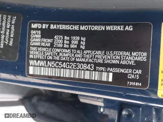 2016 MINI Cooper Clubman with VIN WMWLN5C54G2E30843, listed as a IAAI auction lot 41371368 with 1 mi miles. Bid and sale history available at carsss.com. Image 9.