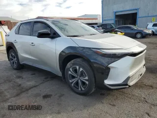 2024 Toyota bZ4X XLE with VIN JTMABACA4RA088146, listed as a Copart auction lot 43629625 with 849 mi miles and Salvage Title. Bid and sale history available at DreamBid. Image 4.
