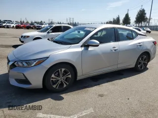 2021 Nissan Sentra SV with VIN 3N1AB8CV6MY299075, listed as a Copart auction lot 50176035 with 68,182 mi miles and Salvage Title. Bid and sale history available at DreamBid. Image 1.