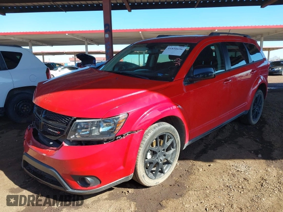 2017 Dodge Journey SXT with VIN 3C4PDCBB9HT697024, listed as a IAAI auction lot 41850656 with 95,154 mi miles and . Bid and sale history available at DreamBid. Image 17.