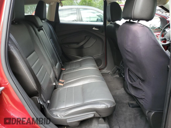 2015 Ford Escape Titanium with VIN 1FMCU9J94FUB92166, listed as a Copart auction lot 61371055 with 96,439 mi miles and Salvage title. Bid and sale history available at DreamBid. Image 11.