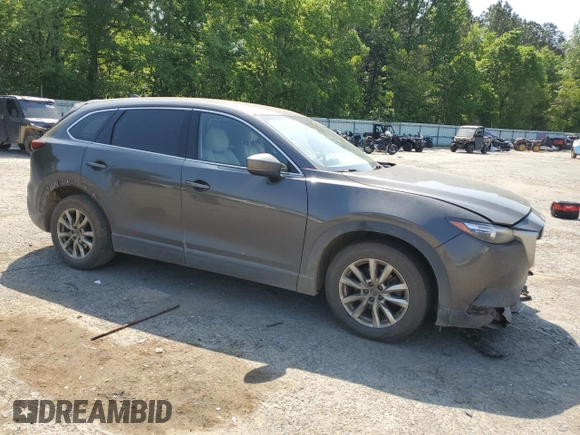2016 Mazda CX-9 Touring with VIN JM3TCACY2G0121643, listed as a Copart auction lot 53341555 with 143,650 mi miles and Salvage title. Bid and sale history available at DreamBid. Image 4.