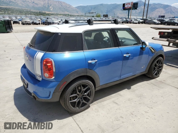 2013 MINI Countryman S ALL4 with VIN WMWZC5C58DWP30824, listed as a Copart auction lot 62234645 with 78,938 mi miles and Clean title. Bid and sale history available at DreamBid. Image 3.