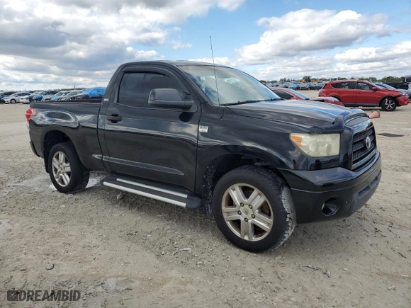 2007 Toyota Tundra with VIN 5TFKT52117X002019, listed as a Copart auction lot 46429105 with 184,454 mi miles and Salvage Title. Bid and sale history available at carsss.com. Image 4.