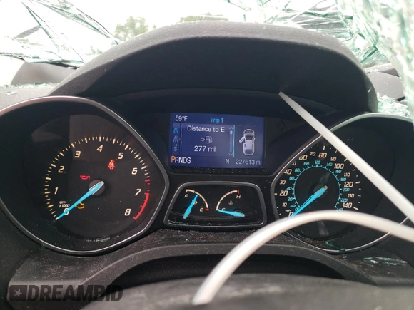 2013 Ford Escape SE with VIN 1FMCU0GX7DUB00465, listed as a Copart auction lot 58265705 with 227,613 mi miles and Salvage title. Bid and sale history available at DreamBid. Image 9.