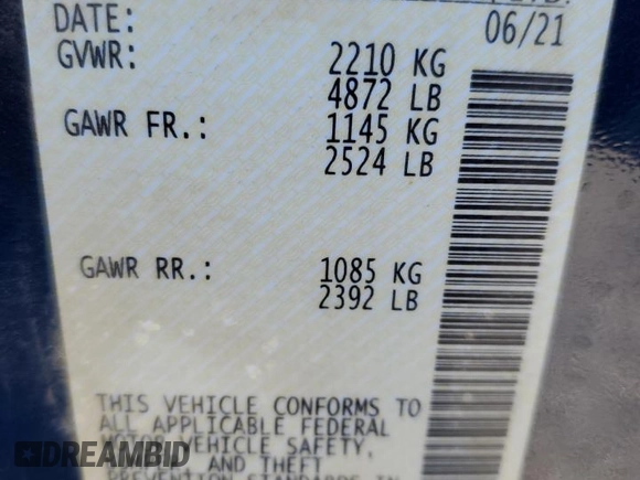 2021 Nissan LEAF SL Plus with VIN 1N4BZ1DV0MC556412, listed as a Copart auction lot 73326904 with 29,703 mi miles and Salvage title. Bid and sale history available at DreamBid. Image 12.