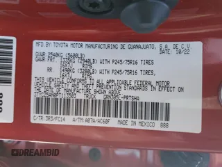 2023 Toyota Tacoma SR z VIN 3TYCZ5AN0PT113503, wystawiony jako Copart lot #59701355 z przebiegiem 16 766 mil mil oraz Szkoda całkowita • Salvage title. Historia ofert i sprzedaży dostępna na DreamBid. Obrazek 12.