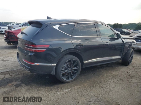 2024 Genesis GV80 z VIN KMUHCESC1RU150930, wystawiony jako Copart lot #57501135 z przebiegiem 22 320 mil mil oraz Szkoda całkowita • Salvage title. Historia ofert i sprzedaży dostępna na DreamBid. Obrazek 5.