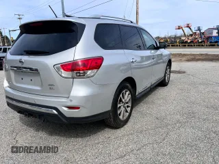 2015 Nissan Pathfinder Platinum with VIN 5N1AR2MMXFC627519, listed as a Copart auction lot 50955015 with 176,646 mi miles and Clean title. Bid and sale history available at DreamBid. Image 4.