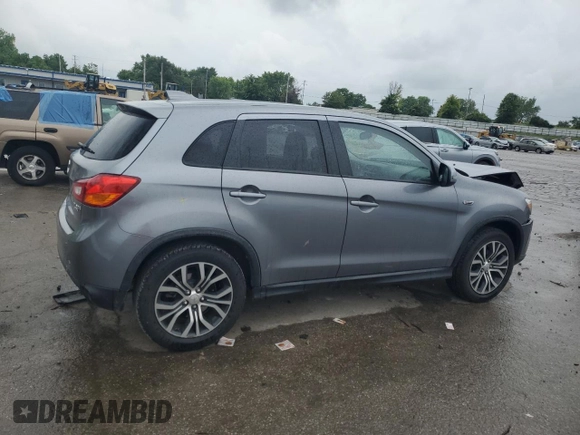 2017 Mitsubishi Outlander ES with VIN JA4AP3AU4HZ017002, listed as a Copart auction lot 59027755 with 55,875 mi miles and Salvage title. Bid and sale history available at DreamBid. Image 3.