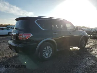 2020 Nissan Armada SL with VIN JN8AY2ND2LX015068, listed as a Copart auction lot 78689033 with 77,290 mi miles. Bid and sale history available at carsss.com. Image 3.