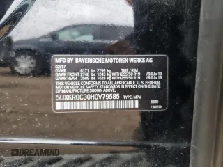 2017 BMW X5 xDrive35i z VIN 5UXKR0C30H0V79585, wystawiony jako Copart lot #50623685 z przebiegiem 117 741 mil mil oraz Szkoda całkowita • Salvage title. Historia ofert i sprzedaży dostępna na DreamBid. Obrazek 14.