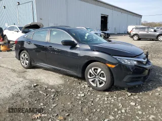 2018 Honda Civic LX with VIN 2HGFC2F55JH558246, listed as a Copart auction lot 53281225 with 43,701 mi miles and Salvage Title. Bid and sale history available at DreamBid. Image 4.