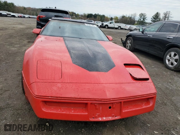 1986 Chevrolet Corvette with VIN 1G1YY0784G5101443, listed as a Copart auction lot 52907305 with 126,996 mi miles and Clean Title. Bid and sale history available at carsss.com. Image 5.