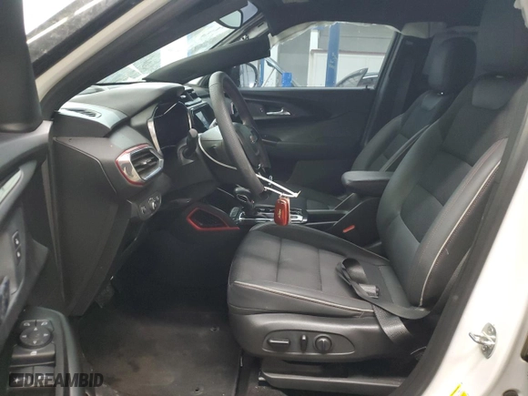 2021 Chevrolet TrailBlazer RS with VIN KL79MUSL8MB154845, listed as a Copart auction lot 44917315 with 36,488 mi miles and Salvage Title. Bid and sale history available at carsss.com. Image 7.