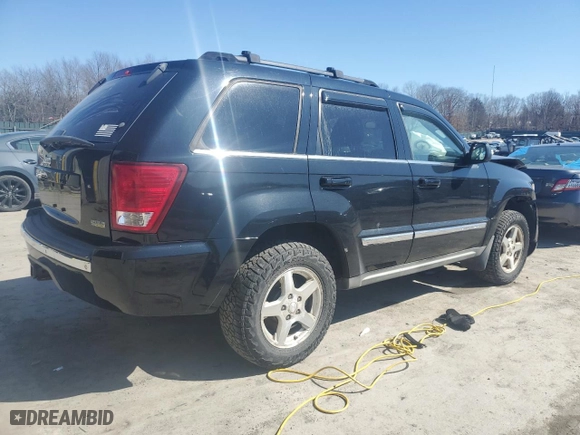 2007 Jeep Grand Cherokee Limited with VIN 1J8HR58P57C614549, listed as a Copart auction lot 48476745 with 0 mi miles and Salvage Title. Bid and sale history available at carsss.com. Image 3.