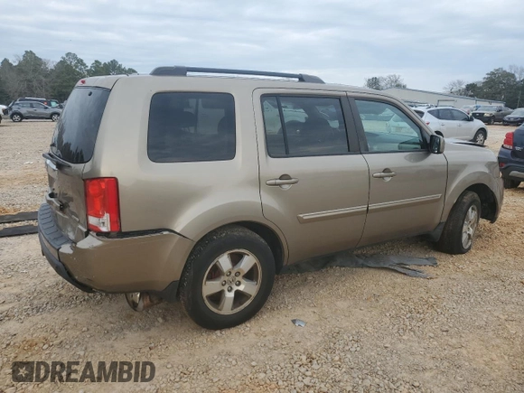 2011 Honda Pilot EX-L with VIN 5FNYF4H55BB066007, listed as a Copart auction lot 47126965 with 268,201 mi miles and Salvage Title. Bid and sale history available at carsss.com. Image 3.