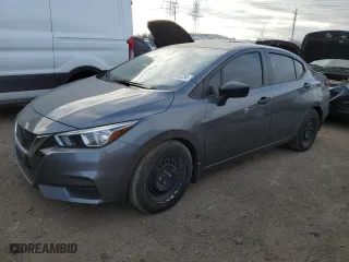 2021 Nissan Versa S with VIN 3N1CN8DV4ML908353, listed as a Copart auction lot 82353224 with 58,893 mi miles and Salvage Title. Bid and sale history available at carsss.com. Image 1.