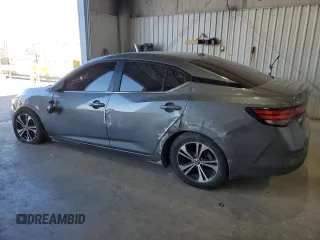 2020 Nissan Sentra SV with VIN 3N1AB8CV6LY268858, listed as a Copart auction lot 42423155 with 92,426 mi miles and Salvage Title. Bid and sale history available at carsss.com. Image 2.