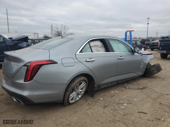 2023 Cadillac CT4 Luxury with VIN 1G6DK5RK6P0127068, listed as a Copart auction lot 86757014 with 20,170 mi miles and Clean Title. Bid and sale history available at carsss.com. Image 3.