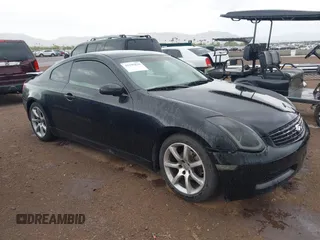 2003 Infiniti G35 w/Leather with VIN JNKCV54E33M224294, listed as a IAAI auction lot 42195824 with 177,360 mi miles and . Bid and sale history available at carsss.com. Image 1.