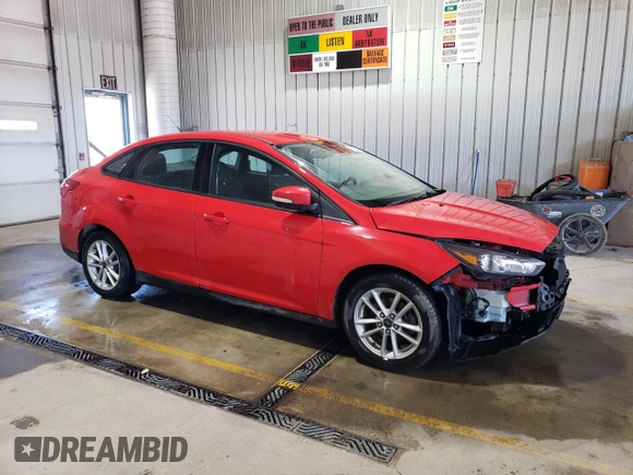 2015 Ford Focus SE with VIN 1FADP3F25FL339406, listed as a Copart auction lot 48316665 with 158,587 mi miles and Salvage Title. Bid and sale history available at DreamBid. Image 4.