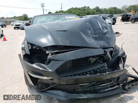 2018 Ford Mustang EcoBoost Premium with VIN 1FATP8UH9J5132529, listed as a Copart auction lot 60113095 with 109,405 mi miles and Salvage title. Bid and sale history available at DreamBid. Image 13.