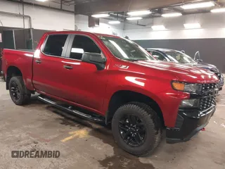 2021 Chevrolet Silverado 1500 Custom Trail Boss with VIN 1GCPYCEF1MZ386922, listed as a IAAI auction lot 41858403 with 61,155 mi miles and . Bid and sale history available at DreamBid. Image 1.
