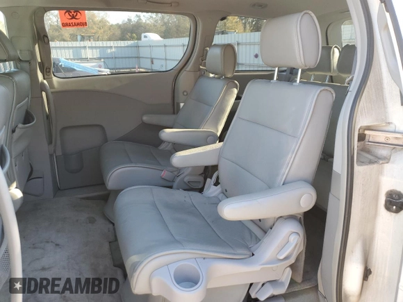 2005 Nissan Quest SL with VIN 5N1BV28U35N124265, listed as a Copart auction lot 82839954 with 0 mi miles and Salvage Title. Bid and sale history available at carsss.com. Image 10.