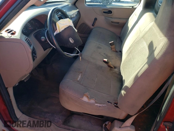 2003 Ford F-150 XL with VIN 1FTRX17223NB68133, listed as a Copart auction lot 46323725 with 0 mi miles and Salvage Title. Bid and sale history available at carsss.com. Image 7.