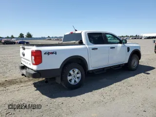 2024 Ford Ranger XL with VIN 1FTER4PH0RLE54615, listed as a Copart auction lot 61637625 with 10,099 mi miles and Salvage title. Bid and sale history available at DreamBid. Image 3.