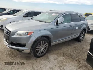 2007 Audi Q7 Premium with VIN WA1BV74LX7D037674, listed as a Copart auction lot 74876834 with 0 mi miles and Non Repairable. Bid and sale history available at carsss.com. Image 1.