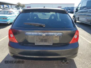 2003 Honda Civic Si with VIN SHHEP33583U400290, listed as a Copart auction lot 42813575 with 84,072 mi miles and Clean Title. Bid and sale history available at DreamBid. Image 6.
