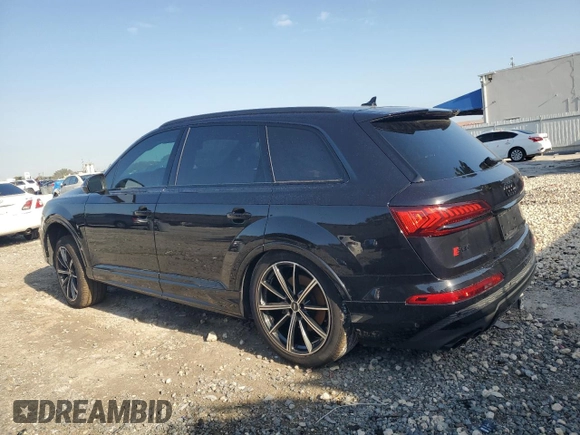 2021 Audi SQ7 Prestige with VIN WA1VWBF73MD024564, listed as a Copart auction lot 51983315 with 38,804 mi miles and Non Repairable. Bid and sale history available at DreamBid. Image 2.