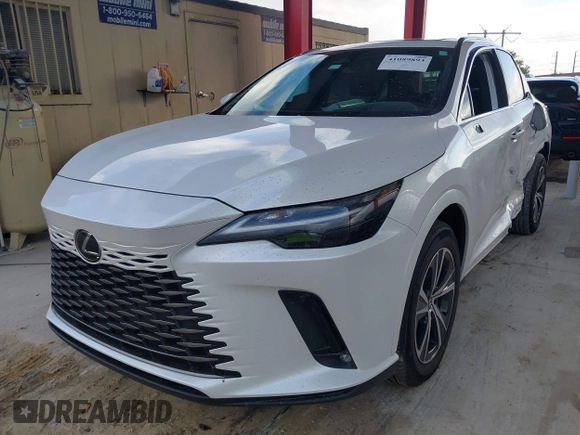 2023 Lexus RX with VIN 2T2BAMBA2PC005540, listed as a IAAI auction lot 41089893 with 27,960 mi miles. Bid and sale history available at carsss.com. Image 17.