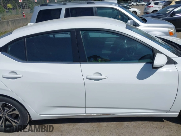 2021 Nissan Sentra SV with VIN 3N1AB8CV1MY285892, listed as a IAAI auction lot 42203454 with 56,147 mi miles and . Bid and sale history available at DreamBid. Image 13.