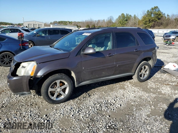 2007 Chevrolet Equinox LT with VIN 2CNDL63F076010228, listed as a Copart auction lot 46091495 with 214,968 mi miles and Salvage Title. Bid and sale history available at carsss.com. Image 1.
