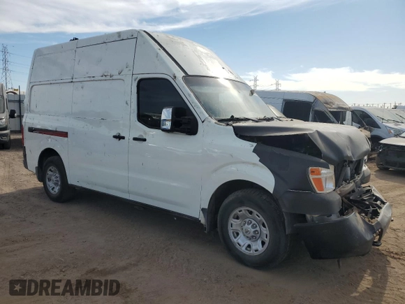 2021 Nissan NV Cargo SV with VIN 1N6AF0LYXMN805479, listed as a Copart auction lot 56770555 with 119,268 mi miles and Salvage title. Bid and sale history available at DreamBid. Image 4.
