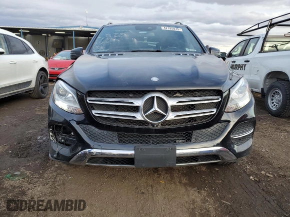 2016 Mercedes-Benz GLE 350 with VIN 4JGDA5HB0GA736602, listed as a Copart auction lot 42185875 with 124,002 mi miles and Salvage title. Bid and sale history available at DreamBid. Image 5.