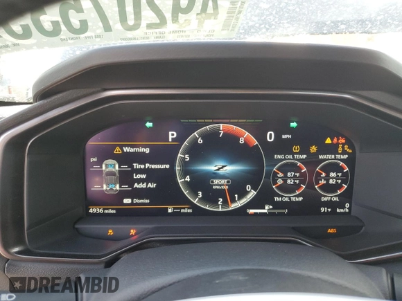 2024 Nissan Z Performance с VIN JN1BZ4BH3RM366584, выставлен на аукционе Copart как лот 49207535 с пробегом 4 936 миль миль и Списание • Salvage title. История ставок и продаж доступна на DreamBid. Изображение 9.