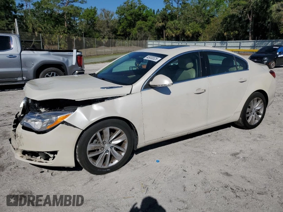 2015 Buick Regal with VIN 2G4GK5EX4F9139151, listed as a Copart auction lot 48930525 with 190,598 mi miles and Salvage Title. Bid and sale history available at carsss.com. Image 1.